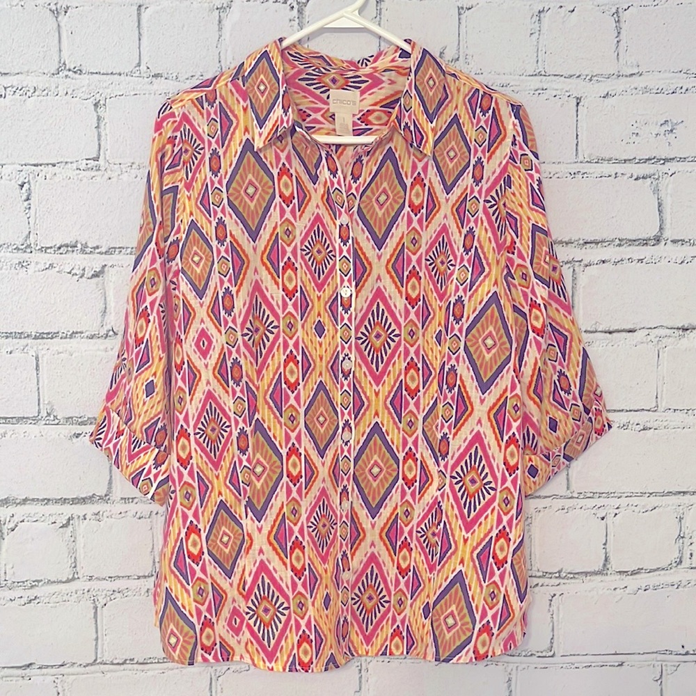 Chico’s Happy Diamond Blouse